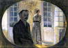 Double Portrait Of The Artist And His Wife, Seen Through A Mirror, The Cottage Spurveskjul By Vilhelm Hammershoi  By Vilhelm Hammershoi