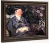 Madame Manet In The Conservatory By Edouard Manet By Edouard Manet