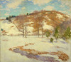 Snow In Mountains By Willard Leroy Metcalf By Willard Leroy Metcalf