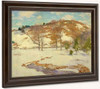 Snow In Mountains By Willard Leroy Metcalf By Willard Leroy Metcalf