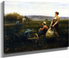 Women In The Fields By Daniel Ridgway Knight By Daniel Ridgway Knight