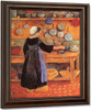 Breton Woman In The Kitchen By Paul Serusier Oil on Canvas Reproduction