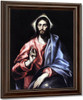 Christ As Saviour By El Greco
