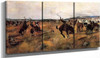 Breaking Camp By Charles Marion Russell