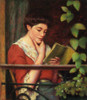 Reading By A Window (Also Known As Woman On A Balcony) Federico Zandomeneghi