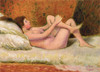 Reclining Nude By Federico Zandomeneghi