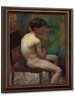 A Young Boy (Seated Boy) Circa 1890 by Edward Henry Potthast