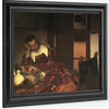 A Girl Asleep Johannes Vermeer