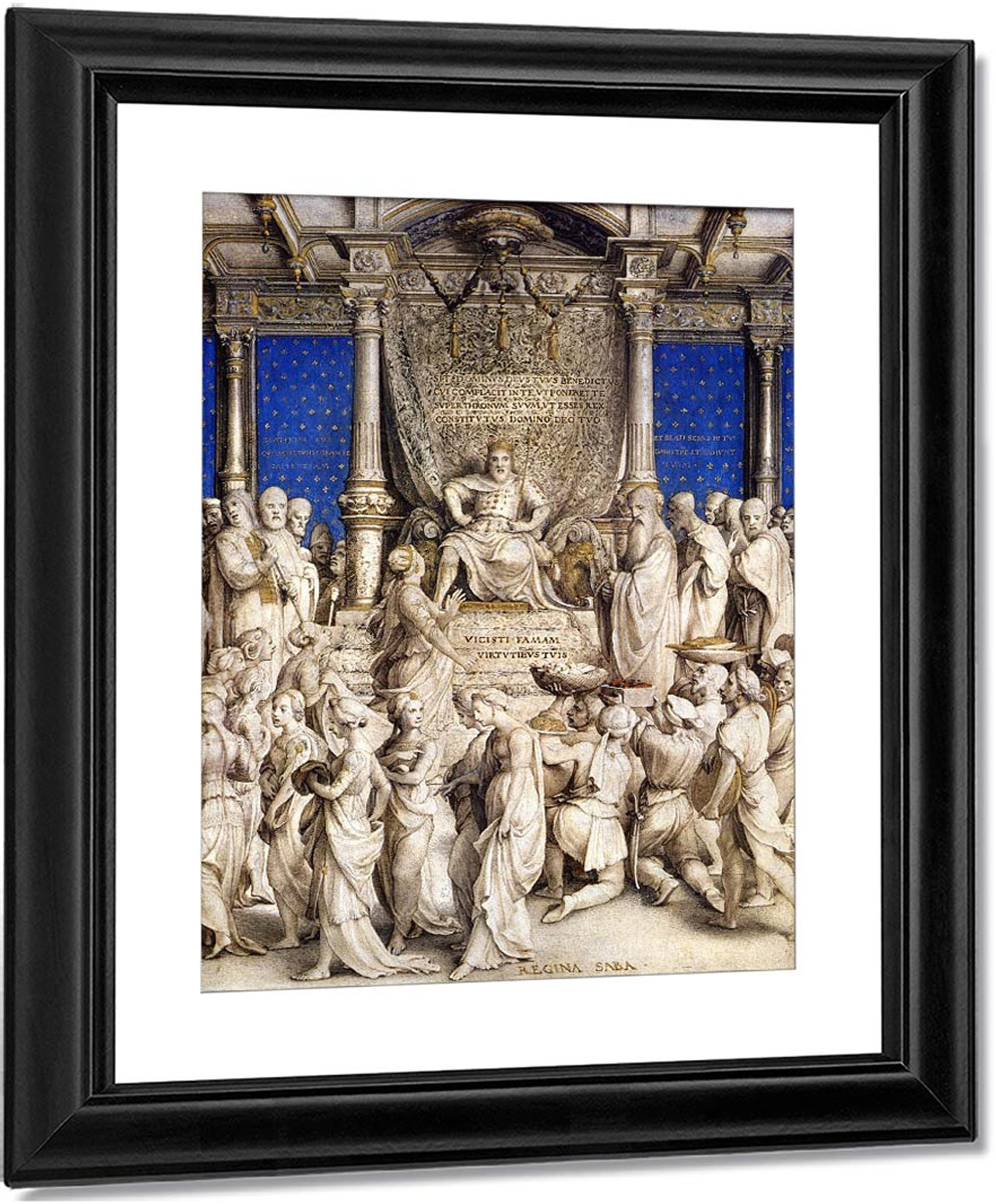 Solomon And The Queen Of Sheba By Hans Holbein The Younger