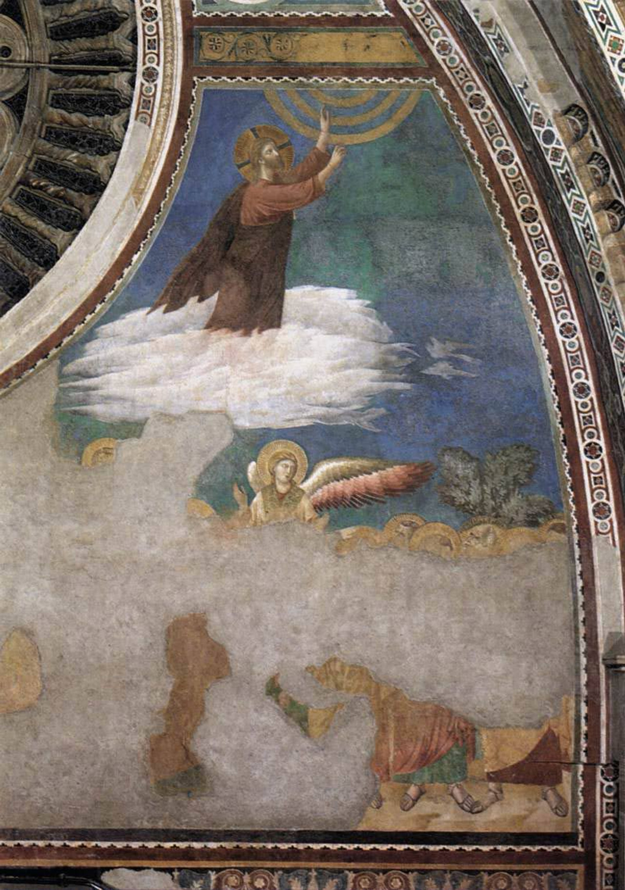 Ascension Of Christ By Giotto Di Bondone Art Reproduction from Cutler