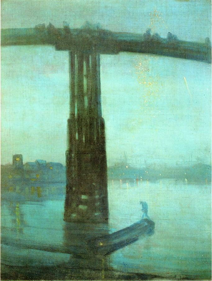 Nocturne Blue And Gold Old Battersea Bridge By James Abbott