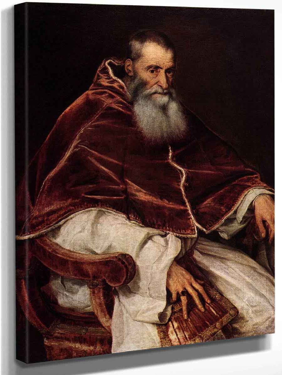 Pope Iii By Titian Art from Cutler