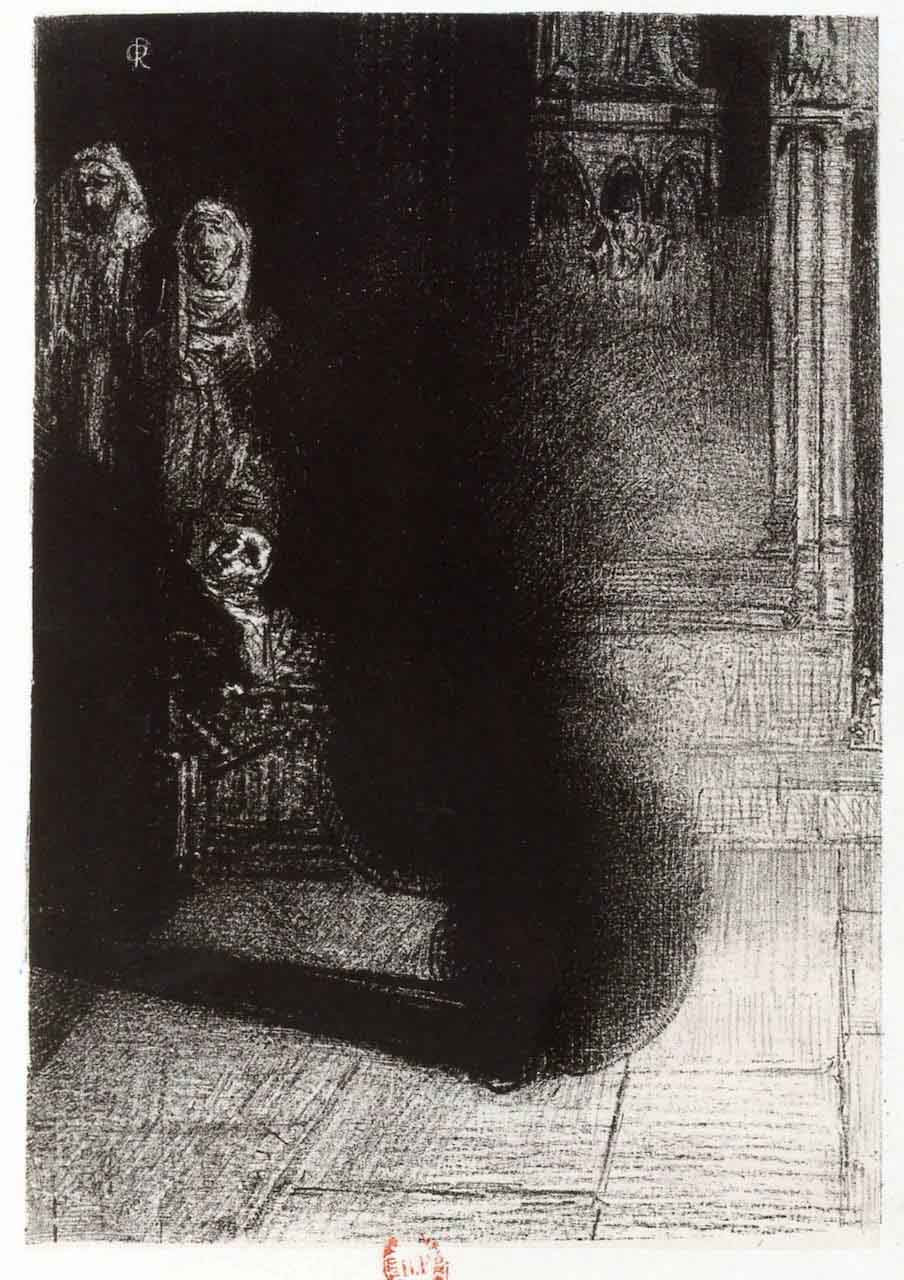 The Black Torches By Odilon Redon Art Reproduction from Cutler Miles.