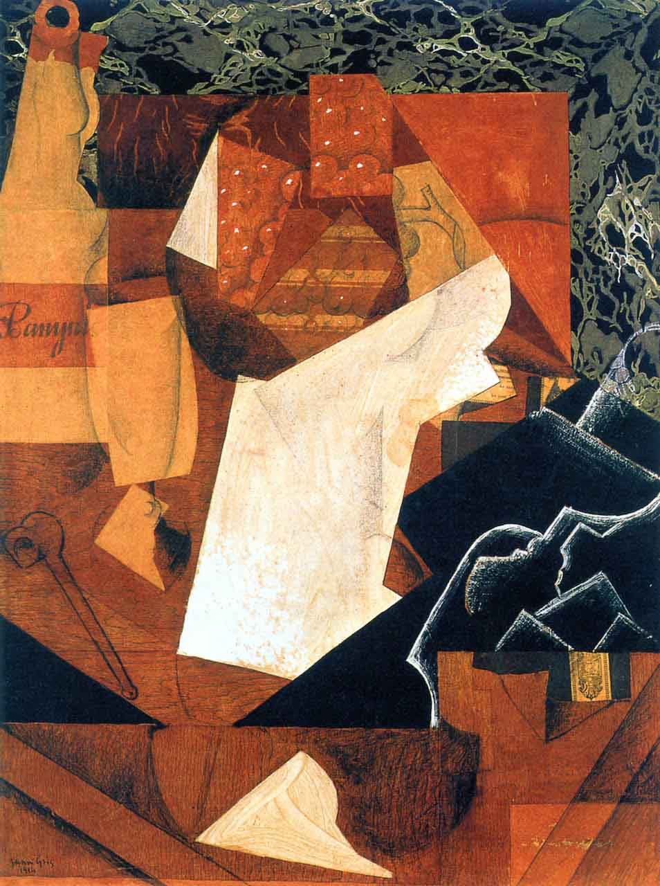 The Bunch Of Grapes2 By Juan Gris Art Reproduction from Cutler Miles.