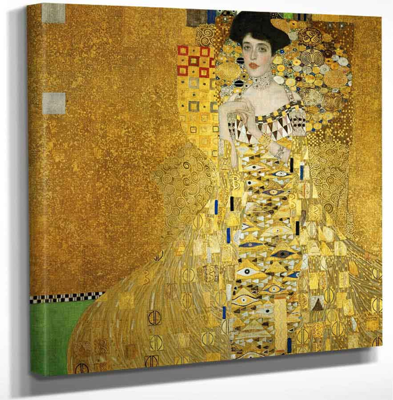 Girl with Yellow Vintage Wall Art Poster Print Picture Giclee Gustav Klimt 