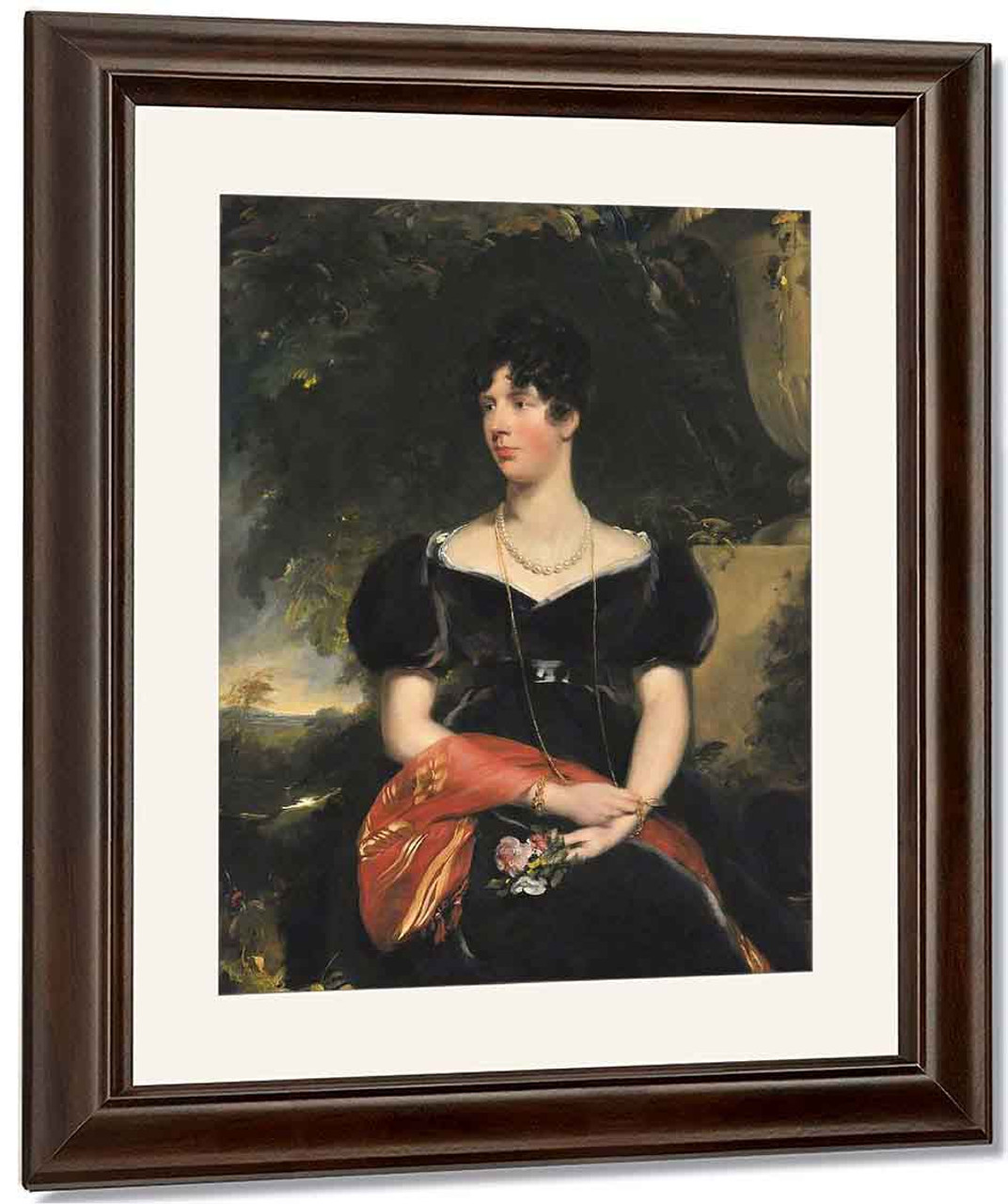 Elizabeth Sykes, Mrs Wilbraham Egerton By Sir Thomas Lawrence Reproduction