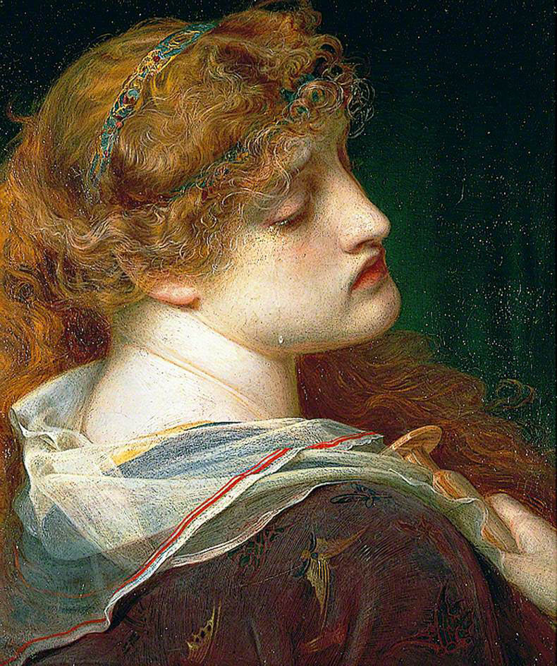 Mary Magdalene By Anthony Frederick Sandys Reproduction
