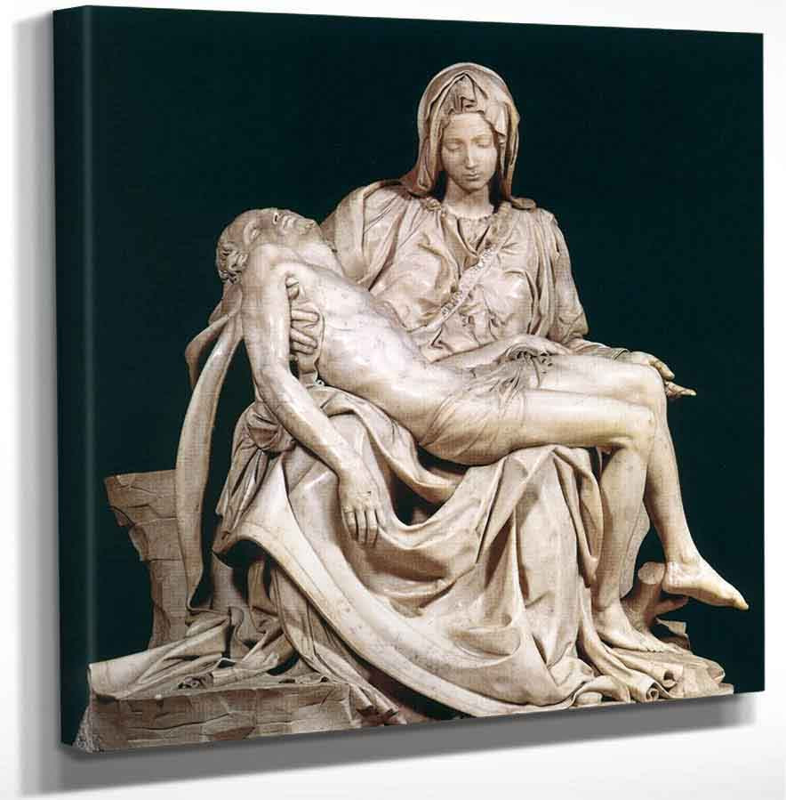 Pieta By Michelangelo Buonarroti Print