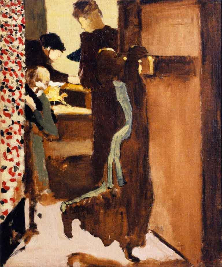 The Drawer By Edouard Vuillard Reproduction