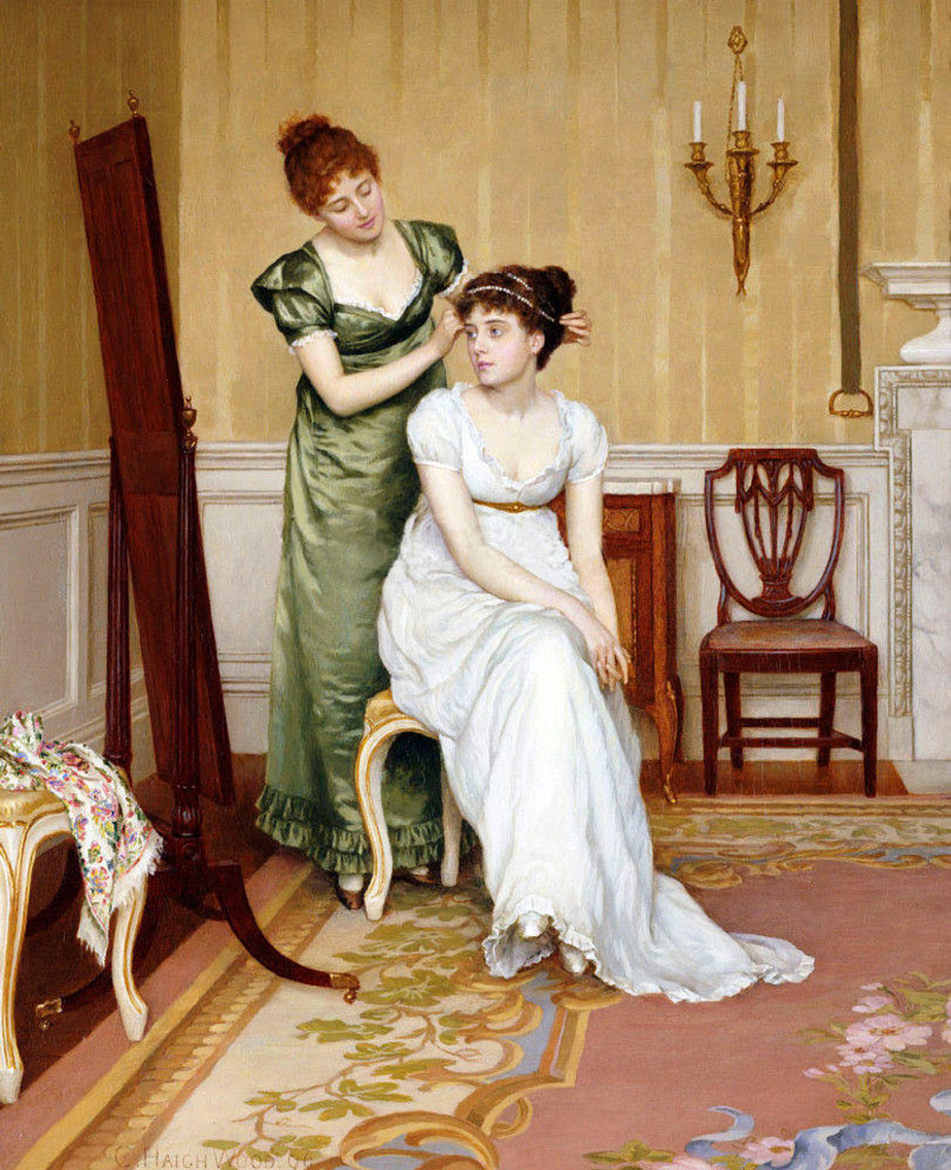 The Finishing Touch By Charles Haigh Wood Reproduction