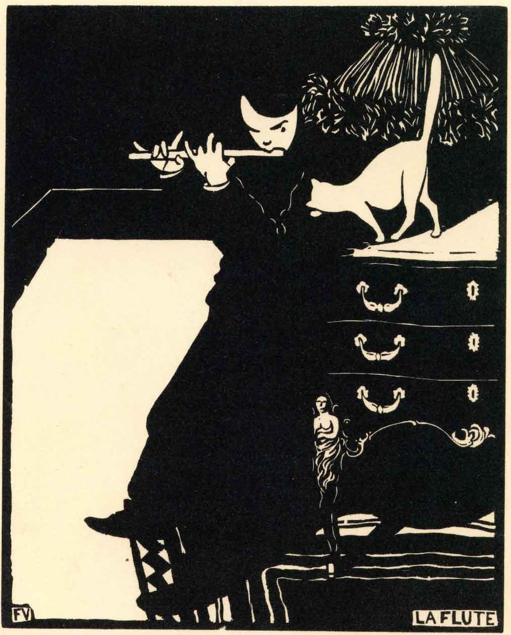 The Flute By Felix Vallotton Reproduction