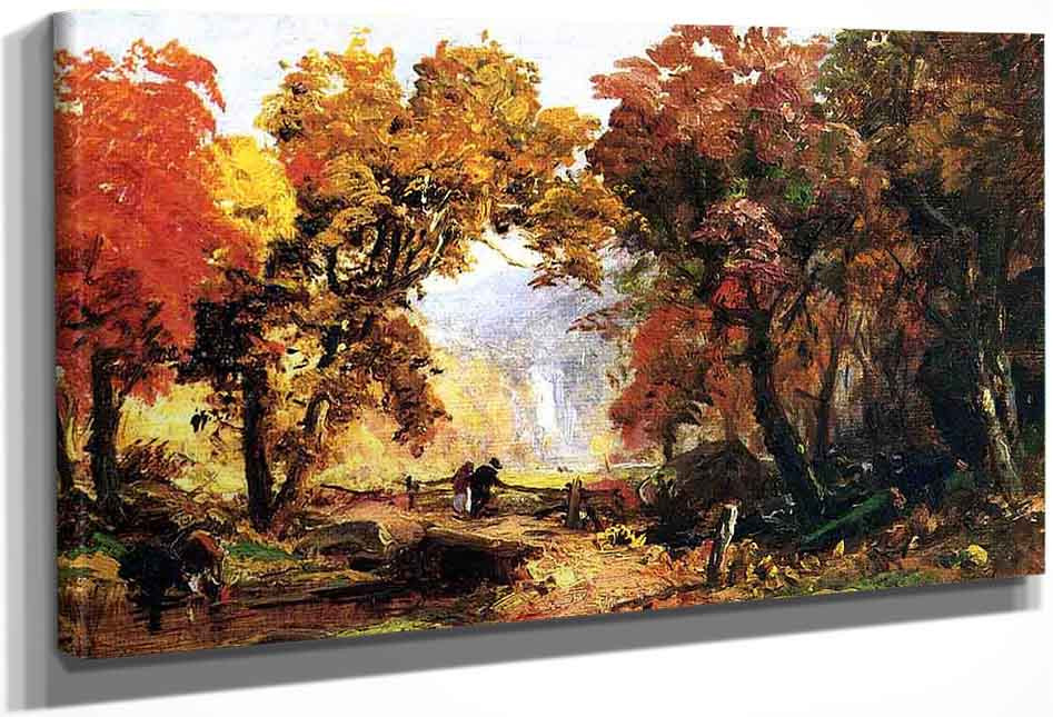 Autumn Landscape By Abbott Handerson Thayer Print or Oil Painting