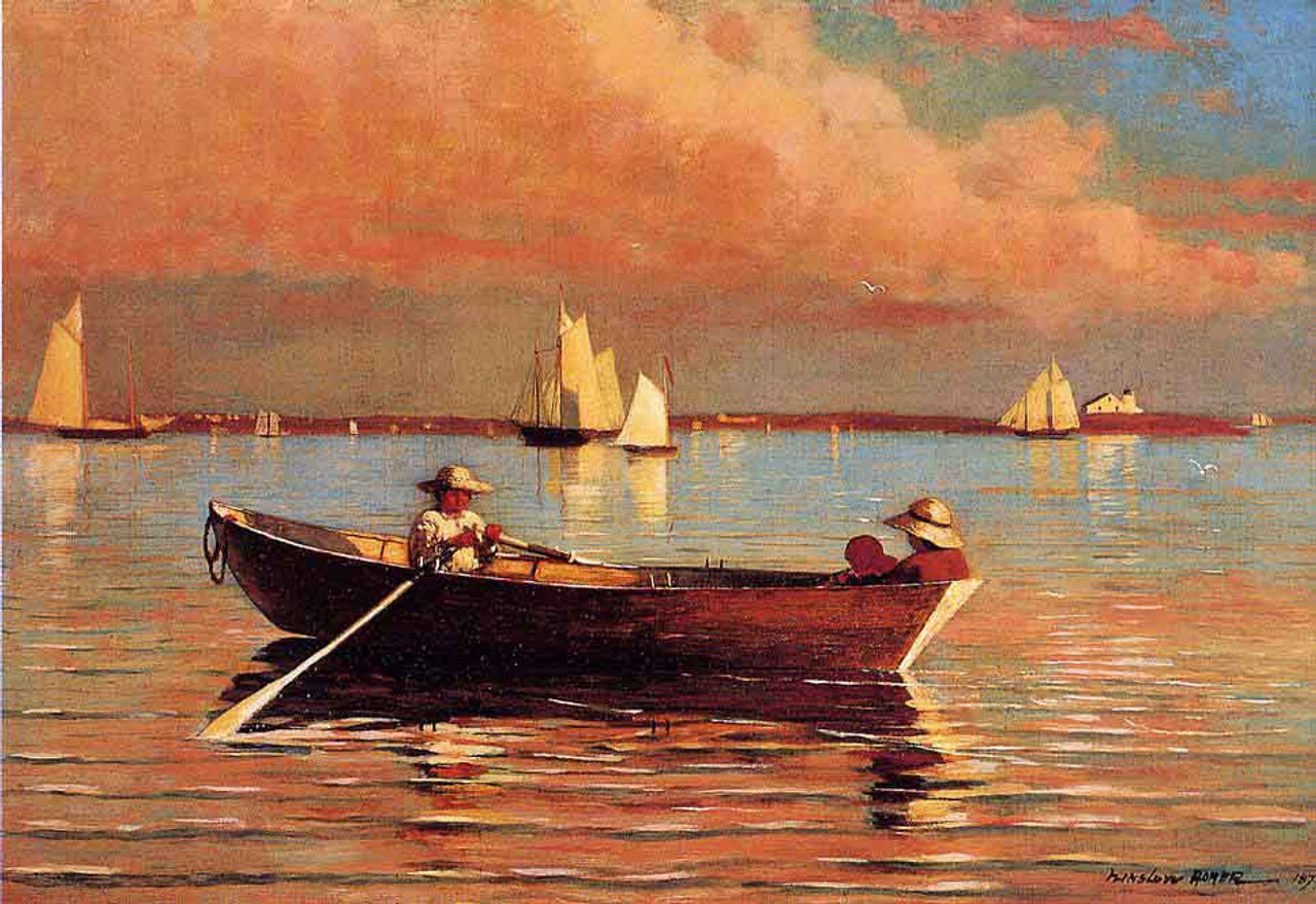 ウィンスロー・ホーマー、YACHT IN A COVE, GLOUCESTER Winslow Homer Yacht In A Cove Gloucester by Winslow Homer