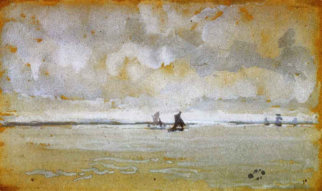 Grey Note Mouth Of The Thames By James Abbott Mcneill Whistler