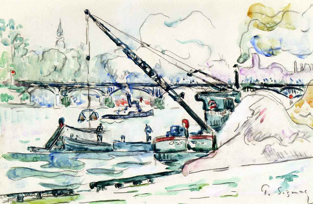paul drawing scene