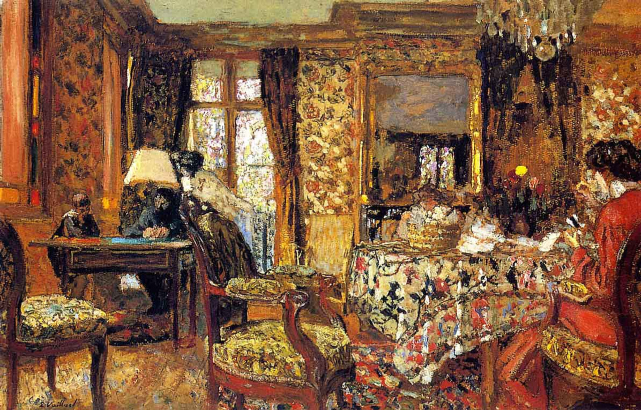 In The Room By Edouard Vuillard Print or Oil Painting Reproduction