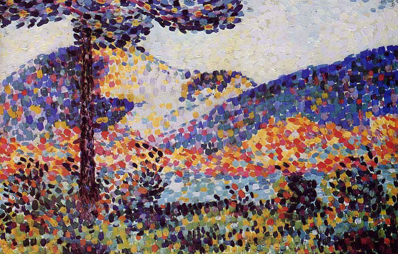 Henri Edmond Cross、ANTIBESAPRES-MIDI、画集画 Landscape5 By Henri Edmond Cross Print or Oil Painting