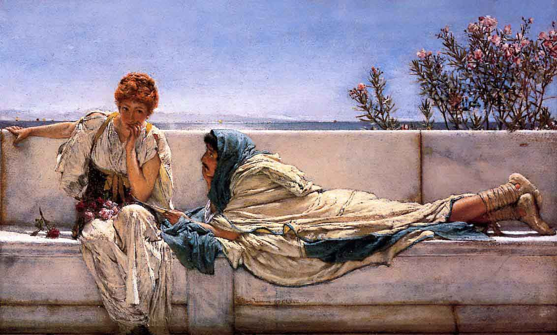 Pleading By Sir Lawrence Alma Tadema Print or Oil Painting