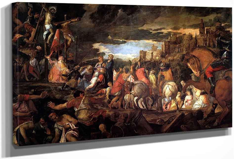 The Crucifixion By Paolo Veronese Print or Oil Painting Reproduction