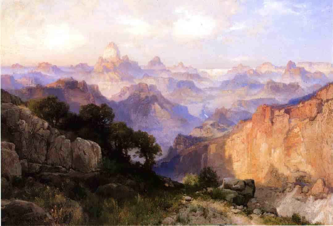 The Grand Canyon1 By Thomas Moran Print or Oil Painting