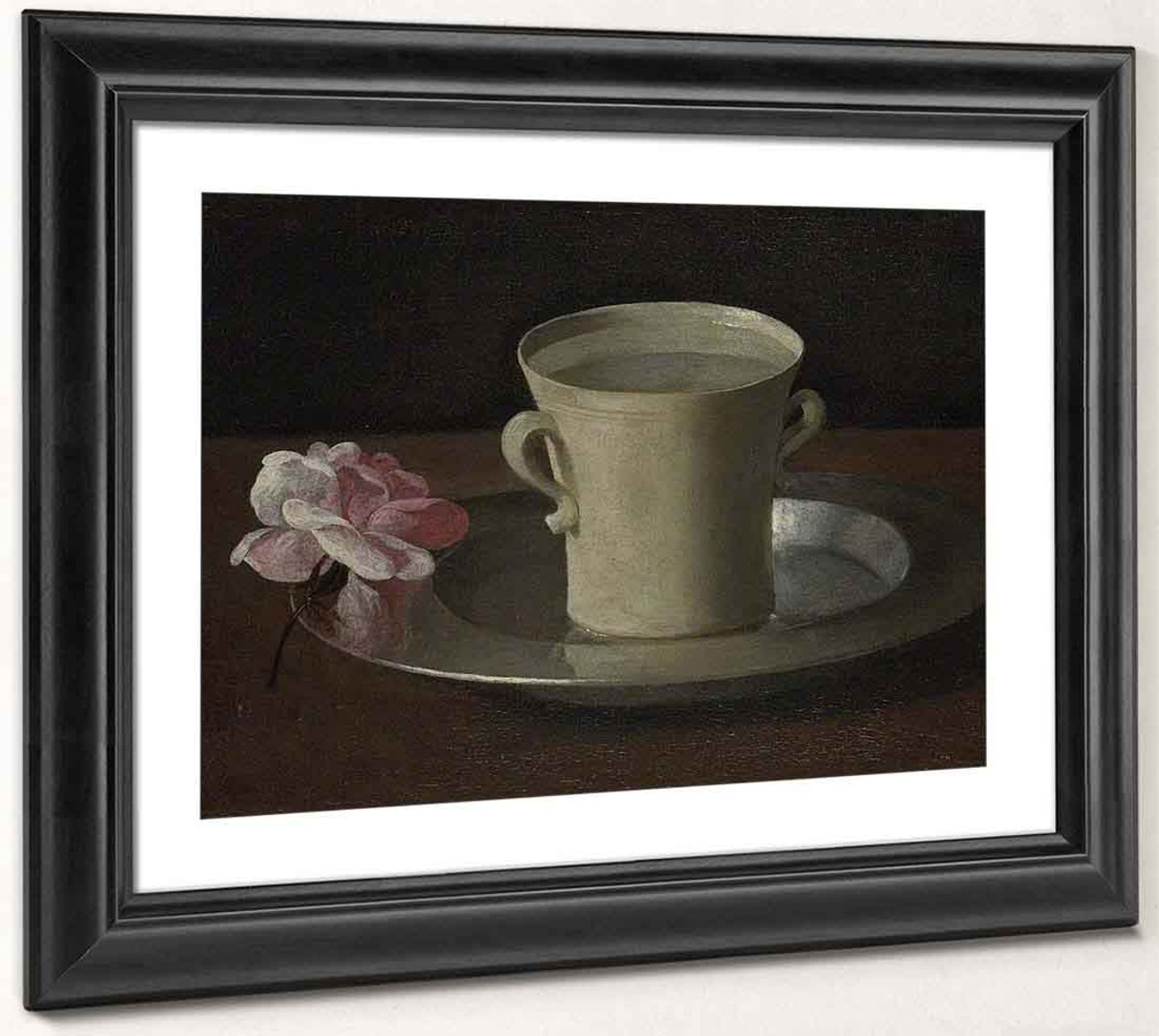 A Cup Of Water And A Rose By Francisco De Zurbaran Print Or Painting Reproduction From Cutler Miles A Cup Of Water And A Rose By Francisco De Zurbaran Print Or Painting Reproduction From Cutler Miles
