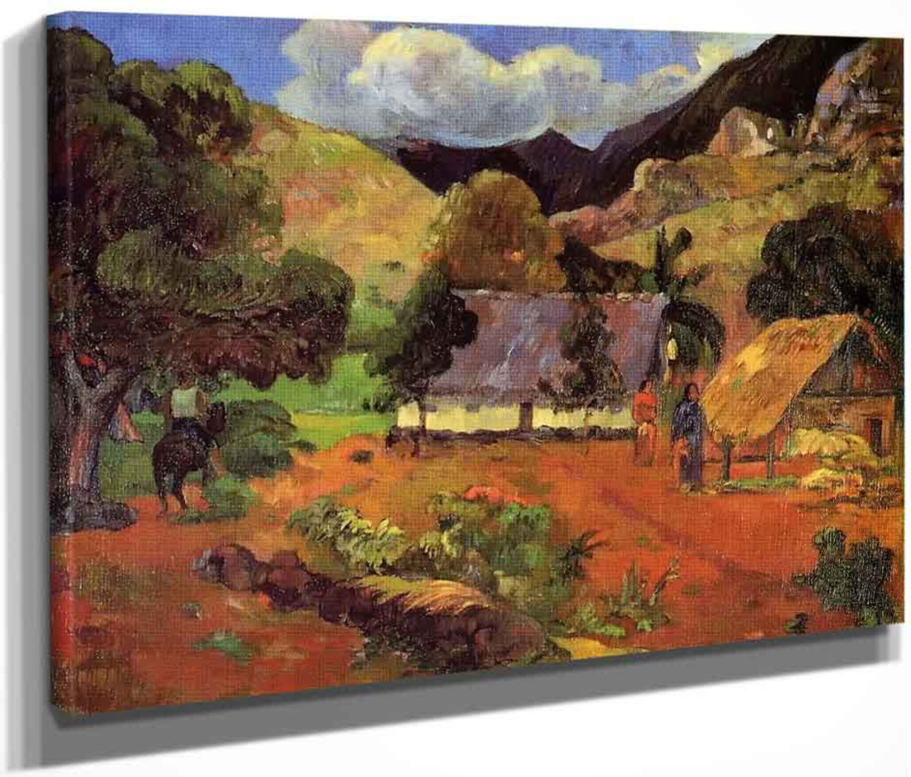 Landscape With Three Figures By Paul Gauguin Print Or Painting Reproduction From Cutler Miles Landscape With Three Figures By Paul Gauguin Print Or Painting Reproduction From Cutler Miles