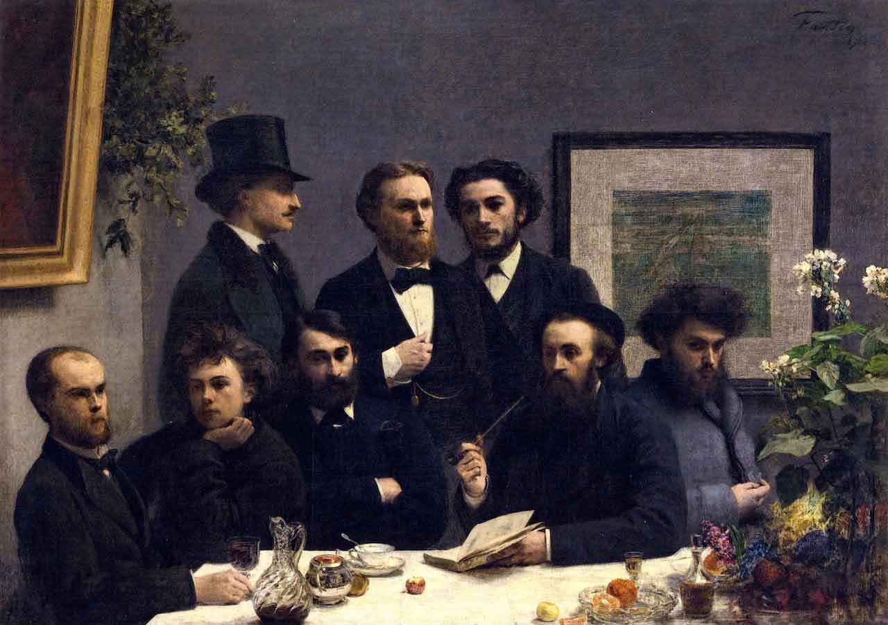 The Corner Of The Table By Henri Fantin Latour Print or Painting