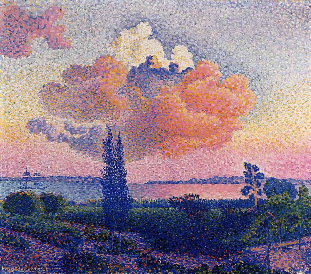 The Pink Cloud By Henri Edmond Cross Print or Painting