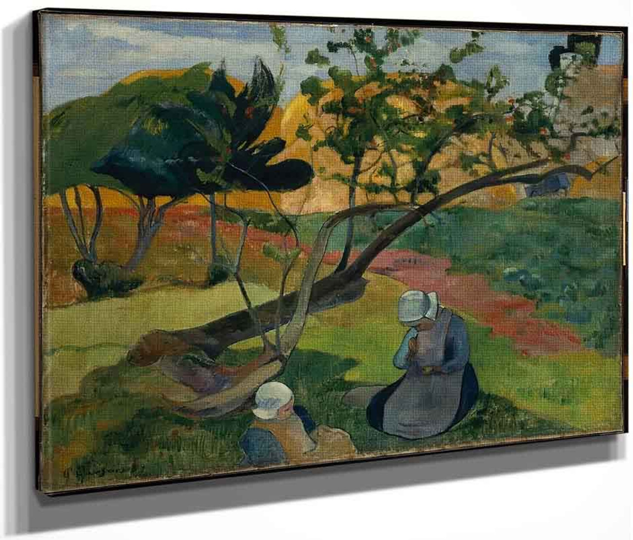 Two Breton By Paul Gauguin Print or Painting Reproduction from Cutler Miles.