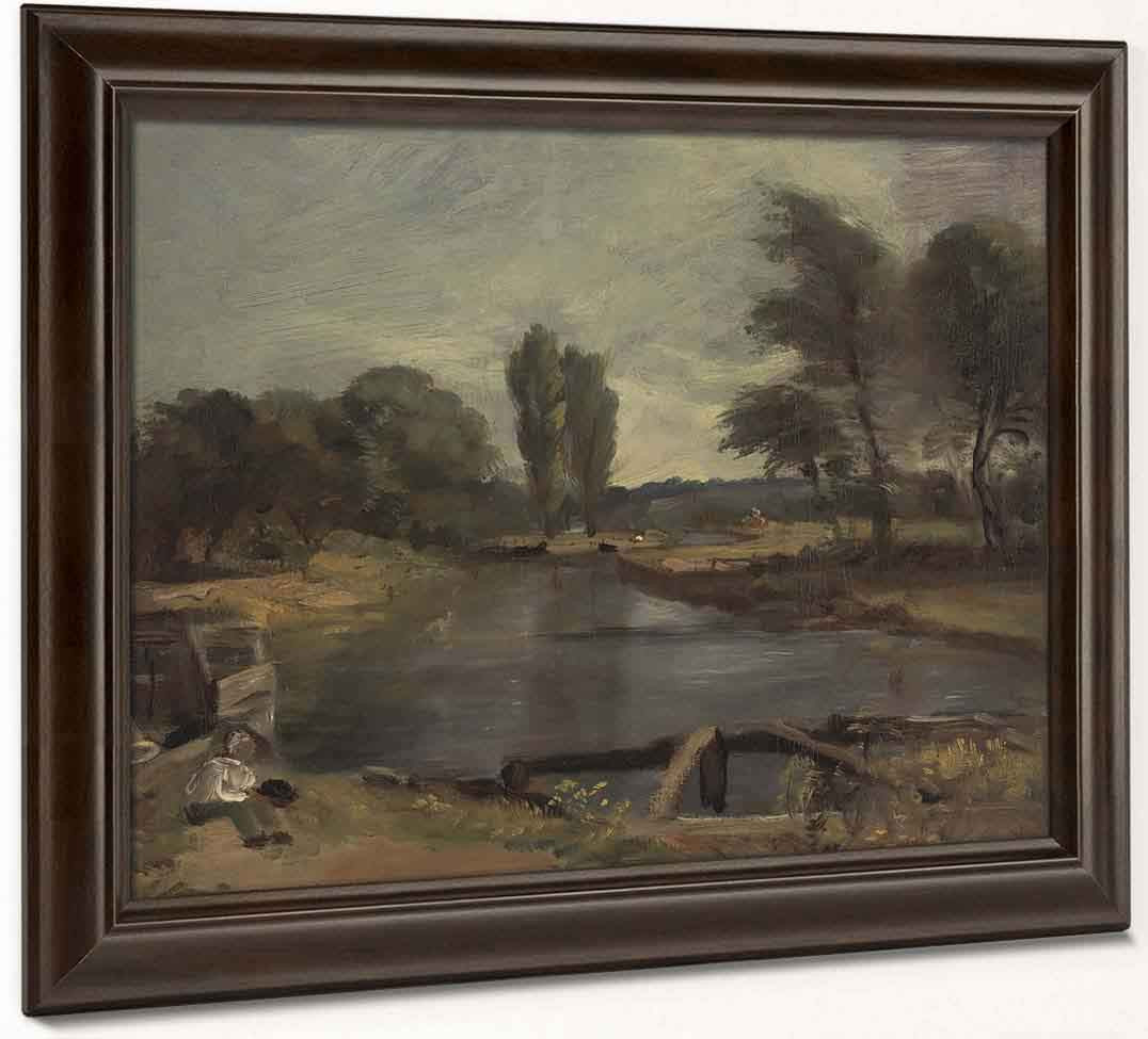 flatford-lock-by-john-constable-print-or-painting-reproduction-from