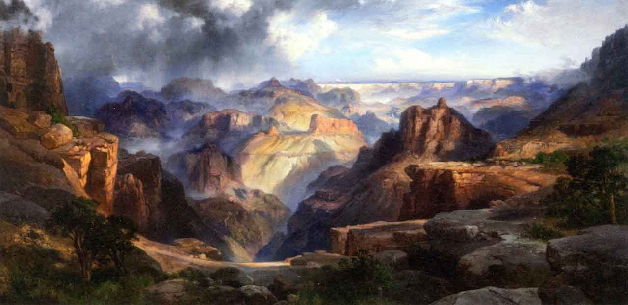 Grand Canyon4 By Thomas Moran Reproduction from Cutler Miles.