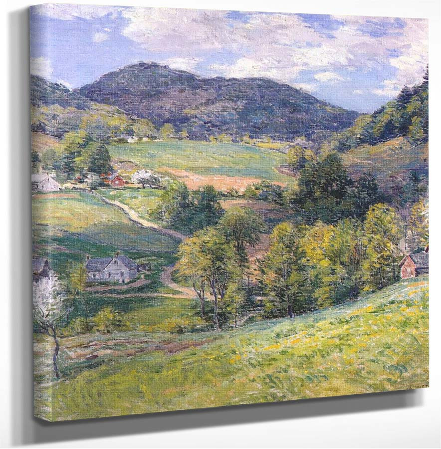 Spring In The Valley Willard Leroy Metcalf Print or Oil Painting