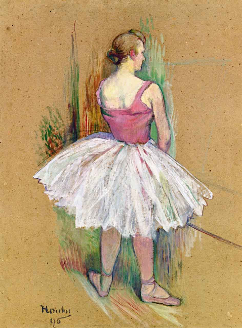 Dancer On Foot, Back View By Henri De Toulouse Lautrec Art
