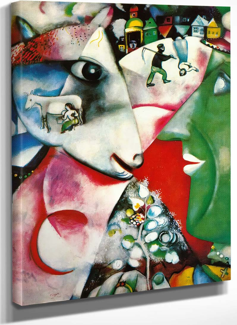 I And The Village By Marc Chagall