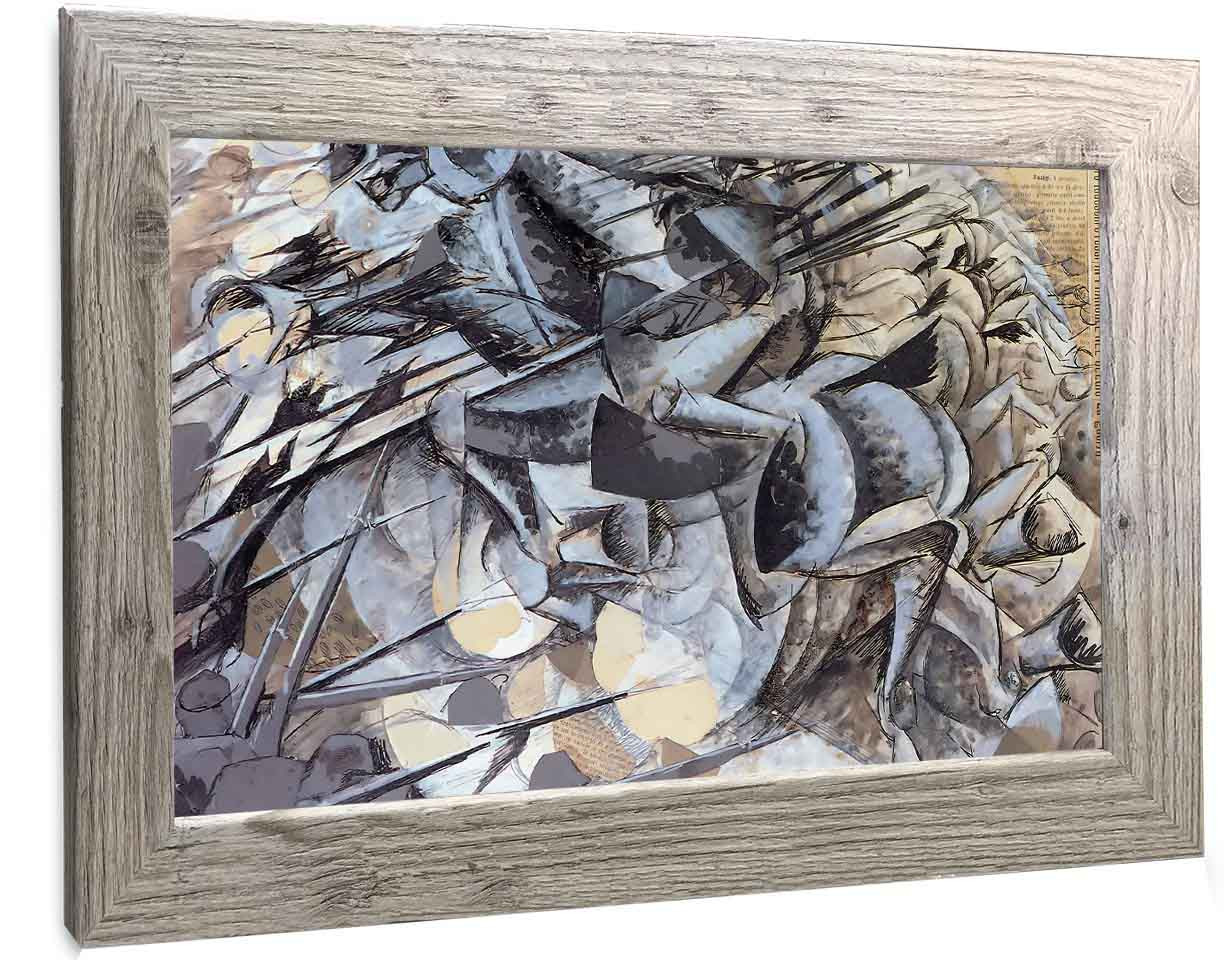 Lancers Charge Umberto Boccioni