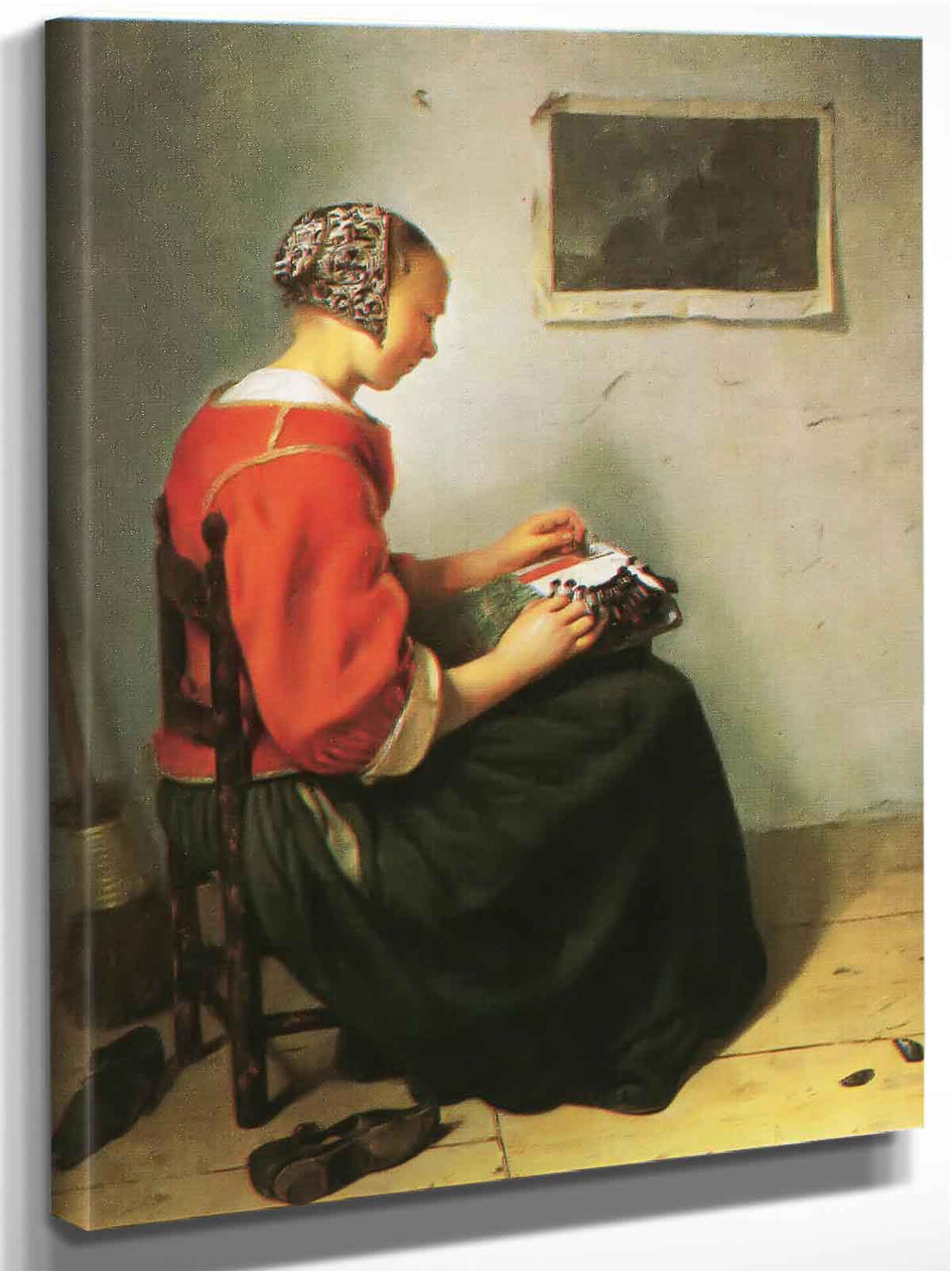 The Lacemaker by Johannes Vermeer
