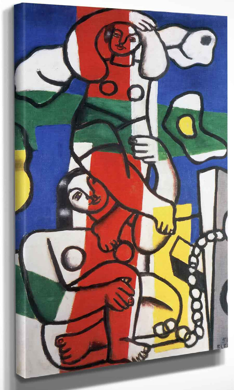 Les Acrobates Polychromes Fernand Leger