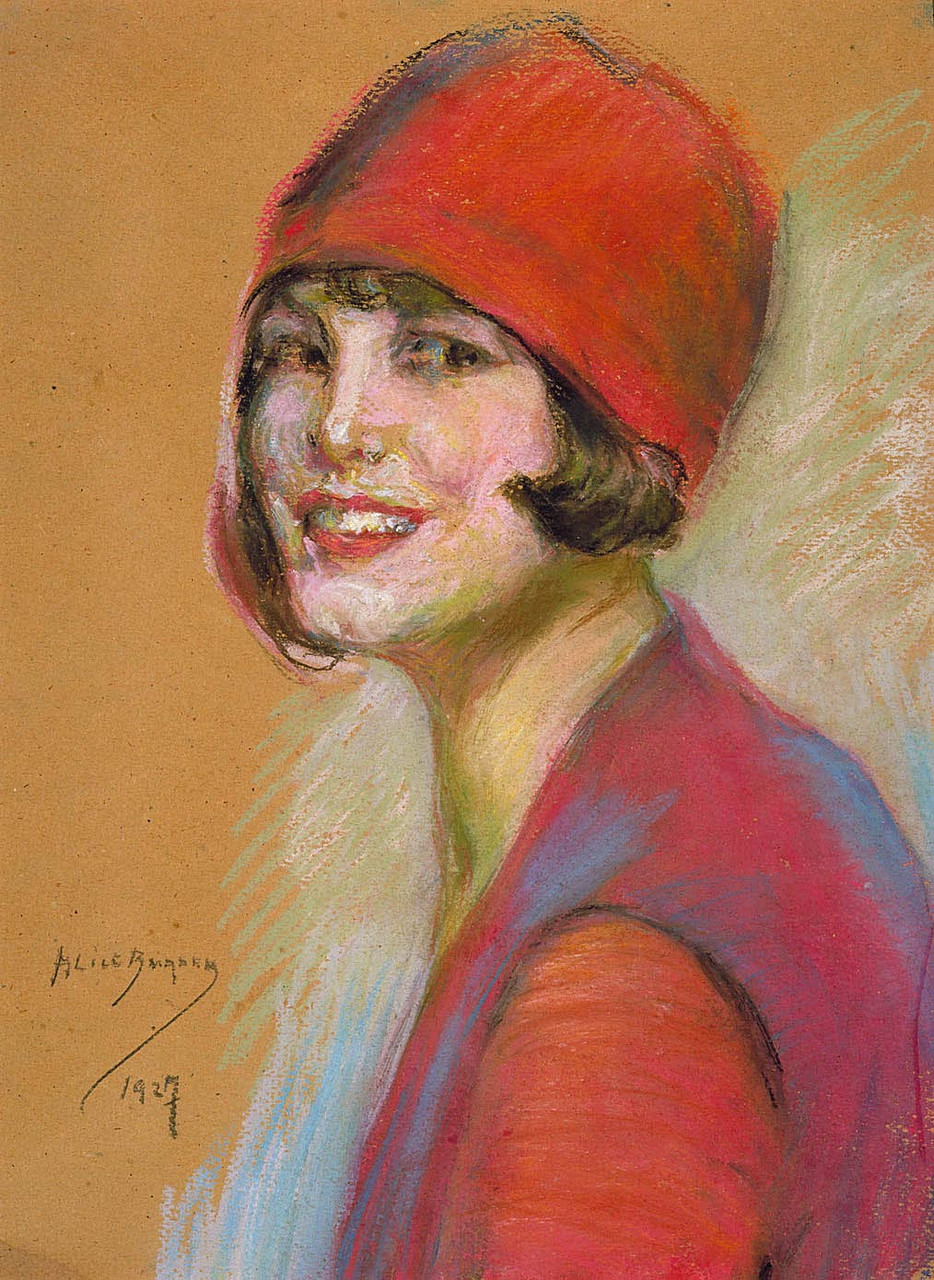 Hollywood By Alice Pike Barney Art Reproduction from Cutler Miles.