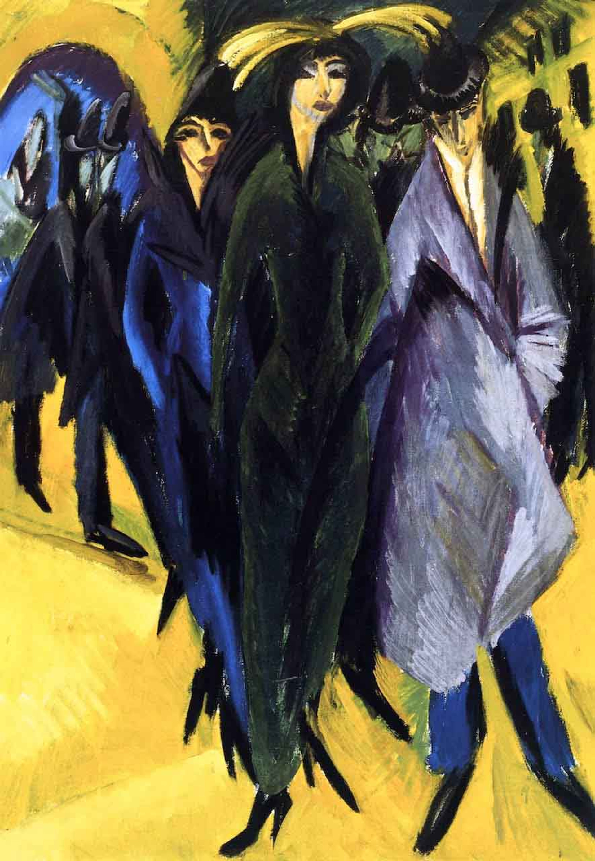 Woman In The Street By Ernst Ludwig Kirchner Art Reproduction from Cutler Miles. Woman In The Street By Ernst Ludwig Kirchner Art Reproduction from Cutler Miles.