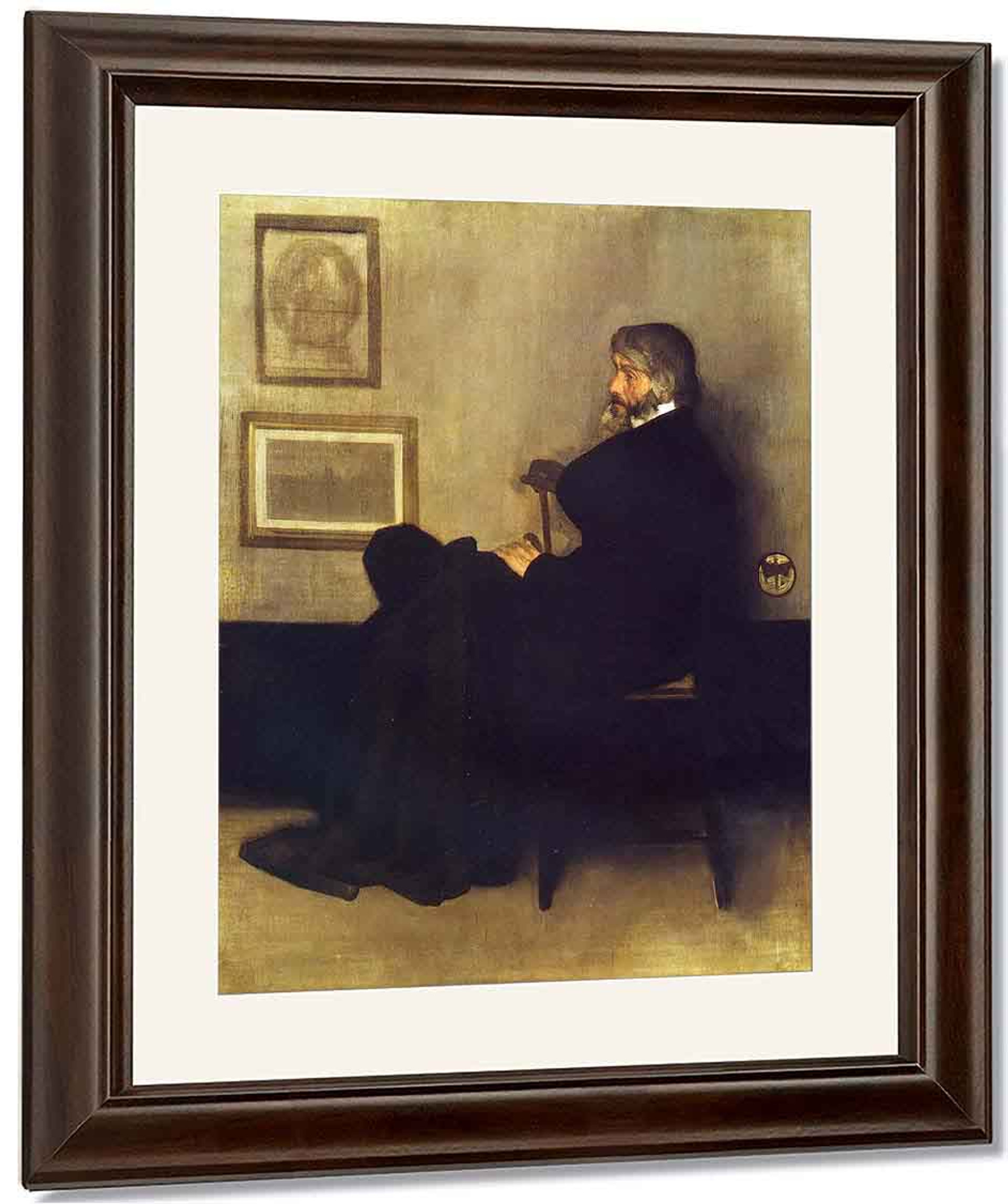 Arrangement In Grey And Black, No.2 Portrait Of Thomas Carlyle By James Abbott Mcneill Whistler
